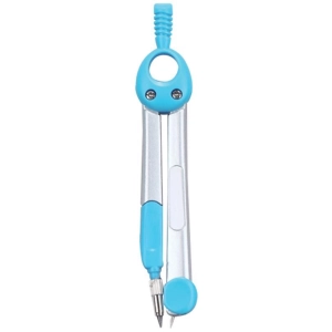 Cyrkiel KEYROAD Jelly-Bean metalowy w etui pakowane w display mix kolorów-236036