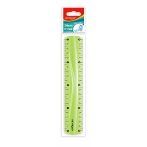 Linijka elastyczna KEYROAD 20cm zawieszka mix kolorów-236053