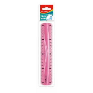 Linijka elastyczna KEYROAD 20cm zawieszka mix kolorów-236054