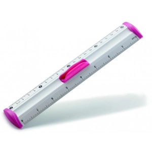 Linijka z uchwytem KEYROAD Measure Clip 20 cm pakowane na displayu mix kolorów-627322