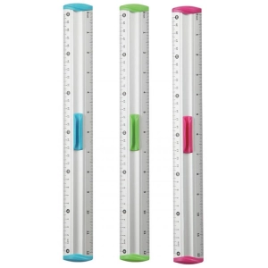 Linijka z uchwytem KEYROAD Measure Clip 30 cm pakowane na displayu mix kolorów-627324