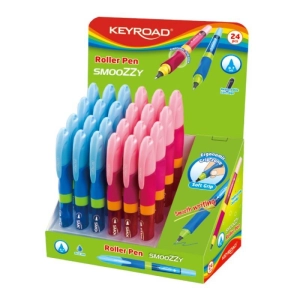 Pióro kulkowe KEYROAD Easy Writer 0,7mm pakowane na displayu mix kolorów-627330