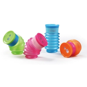 Temperówka KEYROAD Stretch Expandable plastikowa podwójna blister mix kolorów-236098