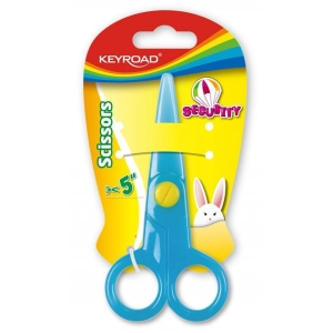Nożyczki szkolne KEYROAD Security 12,5cm zaokrąg-627552
