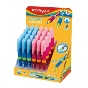Pióro wieczne KEYROAD Easy Writer M pakowany na displayu mix kolorów-627557
