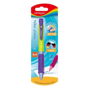 Długopis KEYROAD Easy Writer 1,0mm. blister mix kolorów-236149