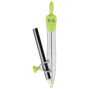 Cyrkiel KEYROAD Smart metalowy w etui z ołówkiem pakowane na displayu mix kolorów-236174
