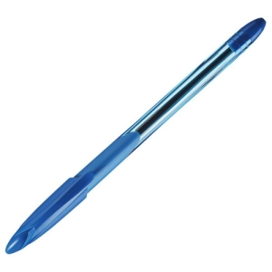 Długopis KEYROAD 1,0mm z miękkim uchwytem pakowany na displayu niebieski-236191