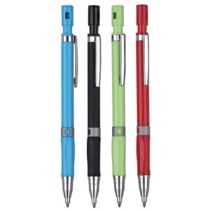 Ołówek automatyczny KEYROAD Soft Touch 2,0mm pakowany na displayu mix kolorów-236209