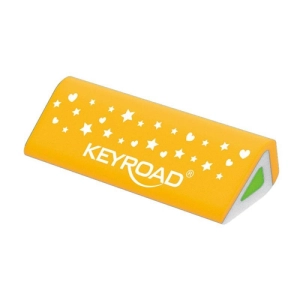 Gumka do ścierania KEYROAD Roofix trójkątna pakowane na displayu mix kolorów-236238