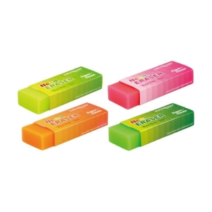 Gumka do ścierania KEYROAD neon pakowane na displayu mix kolorów-236274