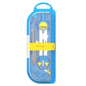 Cyrkiel KEYROAD Circle Master metalowy etui z blokadą zawieszka mix kolorów