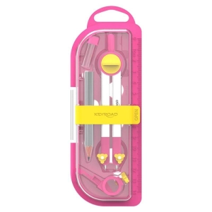 Cyrkiel KEYROAD Circle Master metalowy etui z blokadą zawieszka mix kolorów-236278