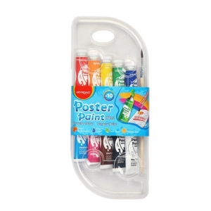 Farby plakatowe KEYROAD w pudełku 10 x 10ml mix kolorów-236343