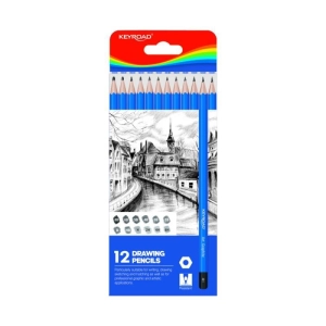 Zestaw ołówków do szkicowania KEYROAD 8,8 x 21,4 x 0,9 cm 12 sztuk zawieszka