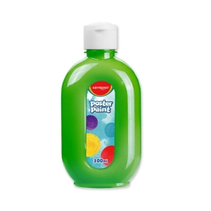Farba plakatowa KEYROAD 300ml butelka - zielona