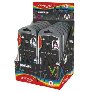 Cyrkiel KEYROAD Fast Track Fashion Printing metalowy zawieszka mix kolorów-236482