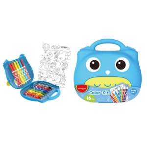Zestaw dla dzieci KEYROAD Color kit 16 elementów pudełko mix kolorów