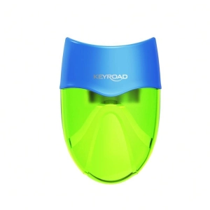 Temperówka KEYROAD plastikowa podwójna blister mix kolorów-236552