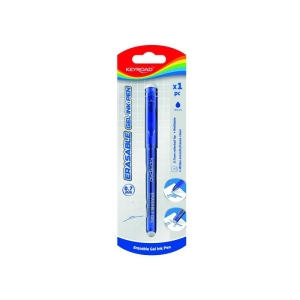 Długopis ścieralny KEYROAD 0,7mm blister niebieski