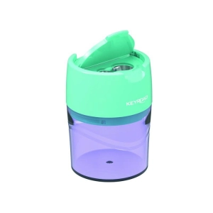 Temperówka KEYROAD plastikowa pastel podwójna z pojemnikiem blister mix kolorów-236899