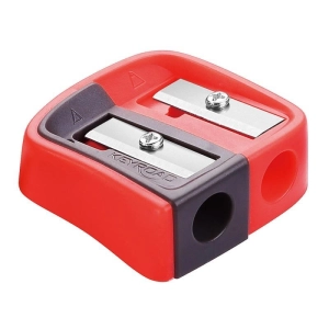 Temperówka KEYROAD plastikowa podwójna 2 szt. blister mix kolorów-236970