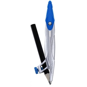 Cyrkiel metalowy KEYROAD w etui z ołówkiem pakowany w display mix kolorów-236992