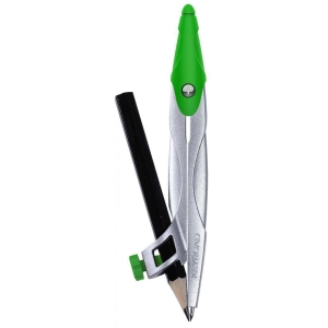 Cyrkiel metalowy KEYROAD w etui z ołówkiem pakowany w display mix kolorów-236993