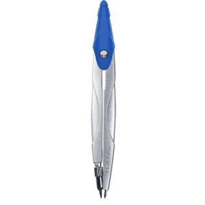 Cyrkiel metalowy KEYROAD w etui z grafitami pakowany w display mix kolorów-236998