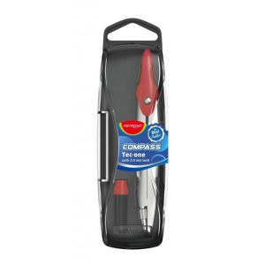 Cyrkiel metalowy KEYROAD w etui z grafitami pakowany w display mix kolorów-236999