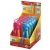 Cyrkiel KEYROAD Flow plastikowy w etui z grafitami pakowane na displayu mix kolorów-236033