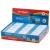 Gumka do ścierania KEYROAD Duo Eraser pakowane na displayu niebiesko-biała-236165