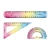Zestaw geometryczny KEYROAD Rainbow Deco zawieszka mix kolorów-236415