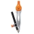 Cyrkiel KEYROAD Vivi metalowy z ołówkiem w etui display mix kolorów-236432