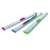Linijka aluminiowa KEYROAD z uchwytem na ołówek 30 cm blister mix kolorów-236602
