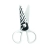 Nożyczki szkolne KEYROAD 5'' bezpieczne zebra blister-236619