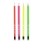 Ołówek drewniany KEYROAD z gumką HB trójkątny fluoresencyjne 48 szt. w tubie-236679