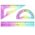 Zestaw geometryczny KEYROAD pastel 20 cm 3 szt. zawieszka mix kolorów-236782