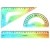 Zestaw geometryczny KEYROAD pastel 20 cm 3 szt. zawieszka mix kolorów-236783