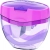 Temperówka KEYROAD plastikowa pastel potrójna z pojemnikiem blister mix kolorów-236843