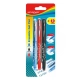 Długopis KEYROAD 0,7mm wymazywalny 2szt. + 1 gratis blister mix kolorów-627518
