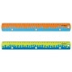 Linijka z uchwytem KEYROAD Coral 30 cm pakowane w display mix kolorów-629206
