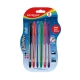 Długopis KEYROAD Ball Pen Soft Jet 0,7 mm 6 s.zt blister mix kolorów
