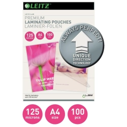 Folia laminacyjna do laminatora LEITZ A4 125mic.