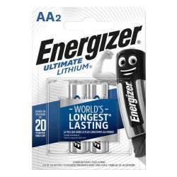 Bateria ENERGIZER Ultimate Lithium, AA, L91, 1,5V, 2szt.-622736