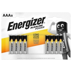 Bateria ENERGIZER Alkaline Power, AAA, LR03, 1,5V, 8szt.-627578