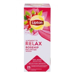 Herbata LIPTON Relax dzika róża 25 torebek