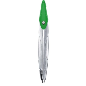 Cyrkiel metalowy KEYROAD w etui z grafitami pakowany w display mix kolorów-237001