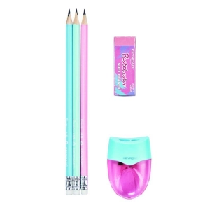 Zestaw szkolny KEYROAD Pastel 5 elementów blister mix kolorów-237008