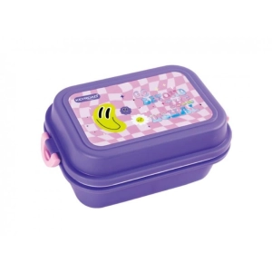 Lunch box KEYROAD plastikowy z przegródką Smile